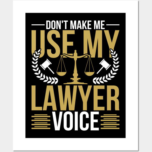 Funny Advocate Law Lover Attorney Lawyer Wall Art by shirtsyoulike